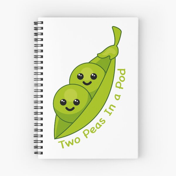 Item preview, Two Peas In a Pod! Cute Pea cartoon illustration designed and sold by PMCreative.
