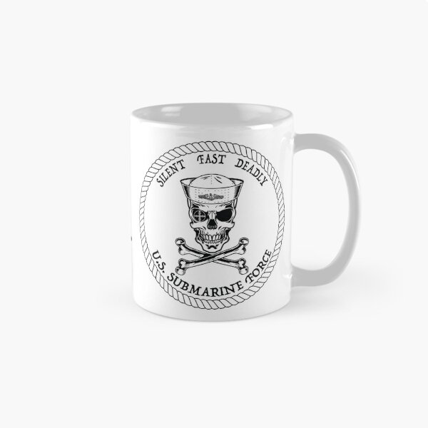 Item preview, U.S. Submarine Force Silent Fast Skull Crossbones Sailor  designed and sold by MadMando.