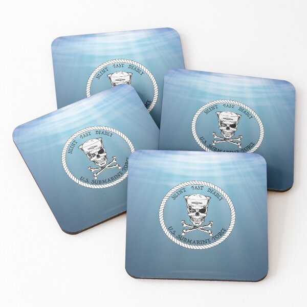 Item preview, U.S. Submarine Force Silent Fast Skull Crossbones Sailor  designed and sold by MadMando.