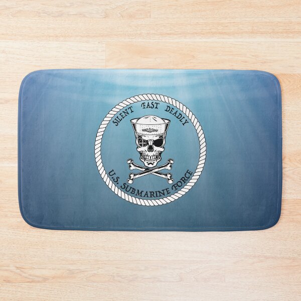 Item preview, U.S. Submarine Force Silent Fast Skull Crossbones Sailor  designed and sold by MadMando.