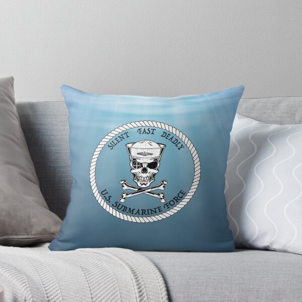 Item preview, U.S. Submarine Force Silent Fast Skull Crossbones Sailor  designed and sold by MadMando.