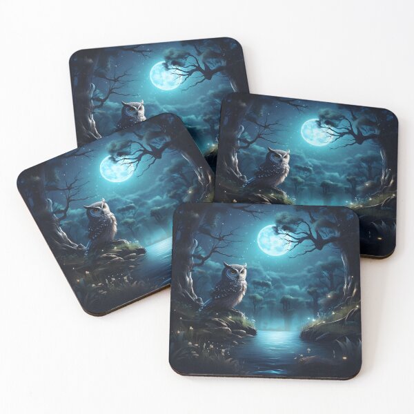 Item preview, Night Serenade: Symphony of the Moonlit Forest designed and sold by MystiCanvas.