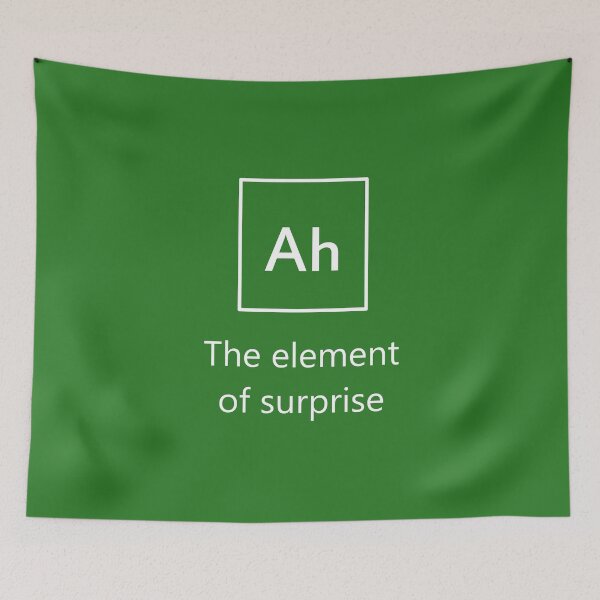 Artikelvorschau, Ah - Das Element der Überraschung entworfen und verkauft von CanadianGrifter.