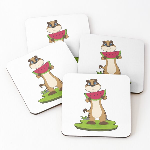 Item preview, Meerkat Watermelon Fruit designed and sold by Snabdesign84.