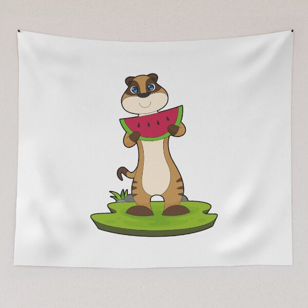 Item preview, Meerkat Watermelon Fruit designed and sold by Snabdesign84.