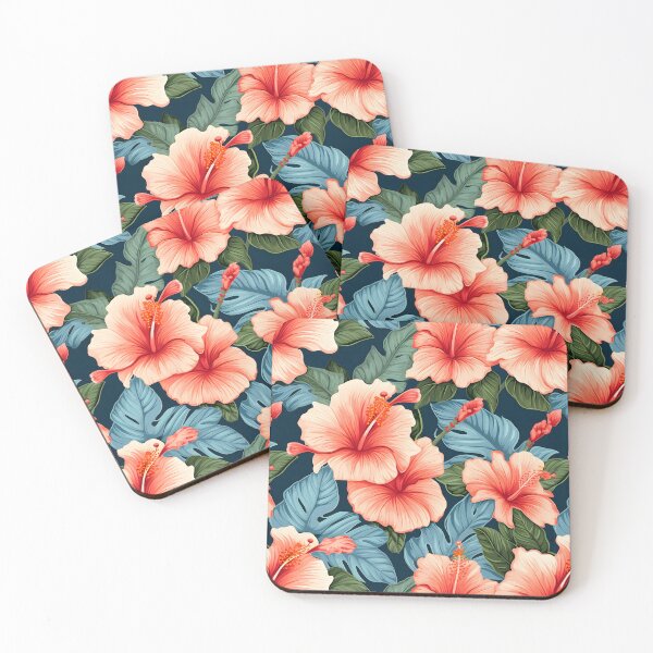 Item preview, Hibiscus Flowers Pattern 15 designed and sold by DigitalPatternx.