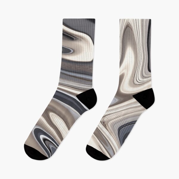 Item preview, Retro silver liquid paint marble pattern designed and sold by 1Celery.