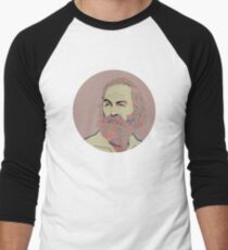 Camiseta ¾ bicolor para hombre Walt Whitman