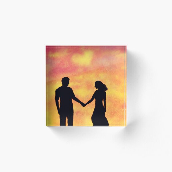 Love Acrylic Block