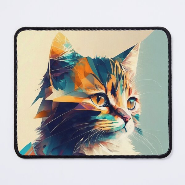 Item preview, Abstract Cat Art: Unique and Whimsical Masterpieces designed and sold by jirizenno.