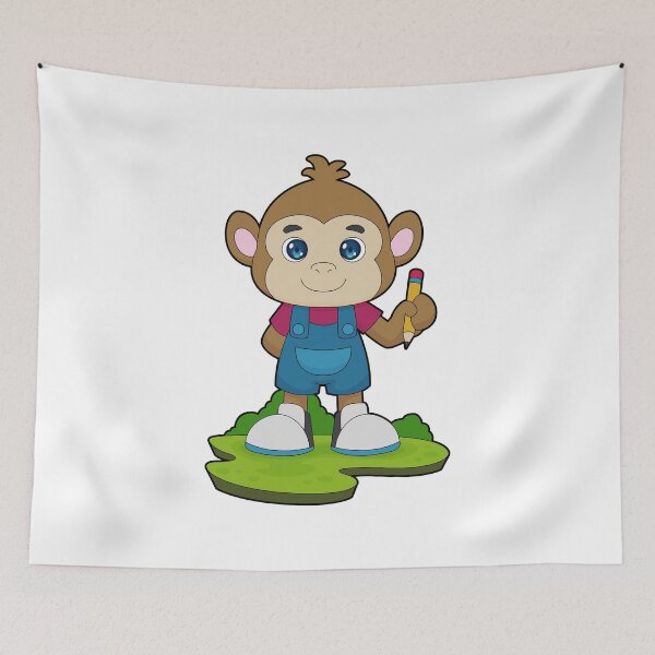 Item preview, Monkey Pencil School designed and sold by Snabdesign84.