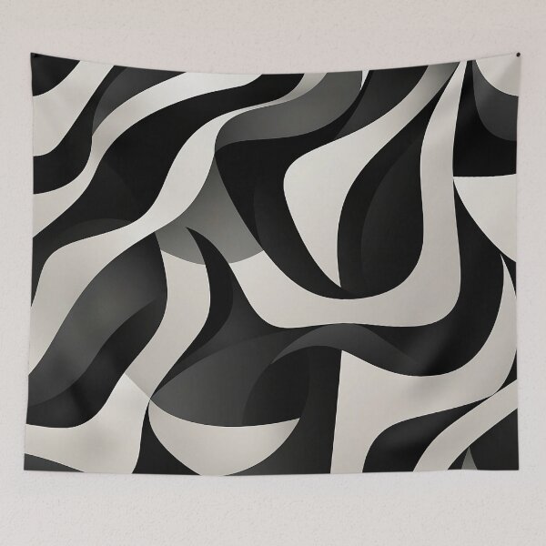Item preview, Abstract geometric waves designed and sold by pixed-art.