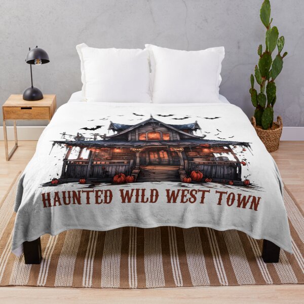 Item preview, Ghost Town Terror: Haunted House in the Wild West T-Shirt designed and sold by Rebekkahsdesign.