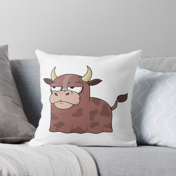 Item preview, angry bull, cartoon style designed and sold by AlfredR.