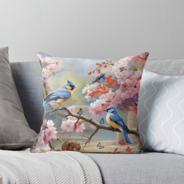 Item preview, Melodies in Bloom: Charming Garden Songbirds designed and sold by MystiCanvas.