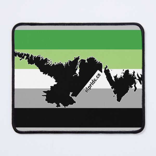 Item preview, Newfoundland & Labrador on Aromantic Pride Flag designed and sold by Jenna Rideout.