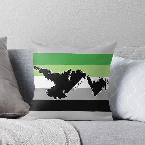 Item preview, Newfoundland & Labrador on Aromantic Pride Flag designed and sold by Jenna Rideout.