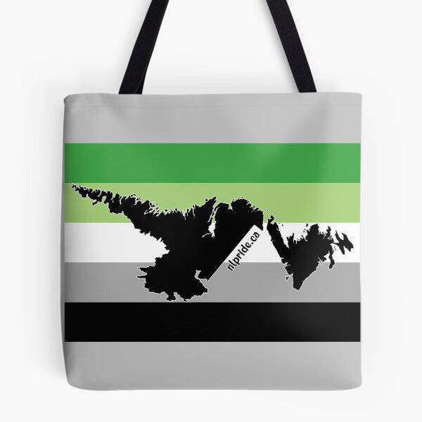 Item preview, Newfoundland & Labrador on Aromantic Pride Flag designed and sold by Jenna Rideout.