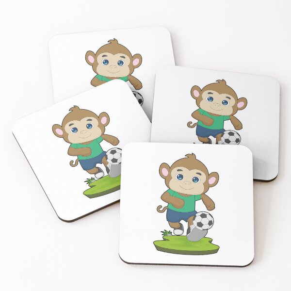 Item preview, Monkey Soccer player Soccer designed and sold by Snabdesign84.