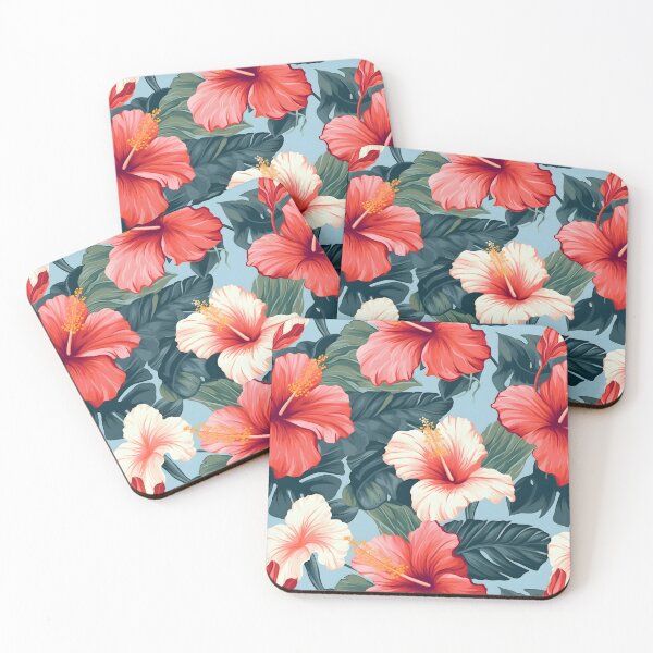 Item preview, Hibiscus Flowers Pattern 18 designed and sold by DigitalPatternx.
