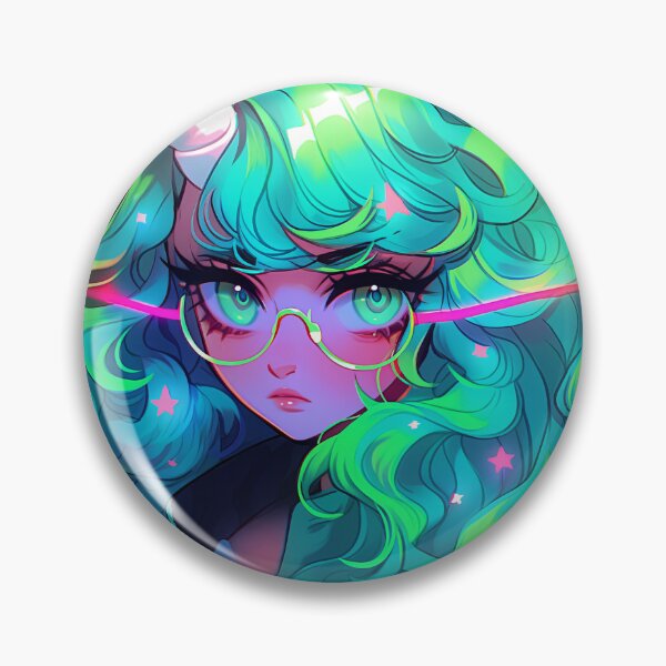 Item preview, Kawaii Pouting Nerdy Unicorn Anime Girl designed and sold by bubblegoth.