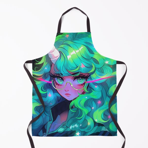 Item preview, Kawaii Pouting Nerdy Unicorn Anime Girl designed and sold by bubblegoth.