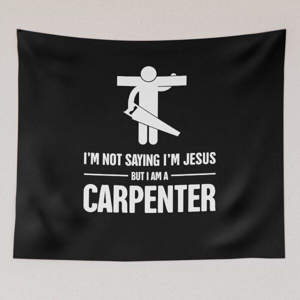 Item preview, Funny Christian Carpenter Jesus Graphic designed and sold by Jam Jar.