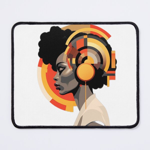 Item preview, Future Tech meets Afrobeat: Psychedelic African Woman Artwork designed and sold by Brand Uno Studio.