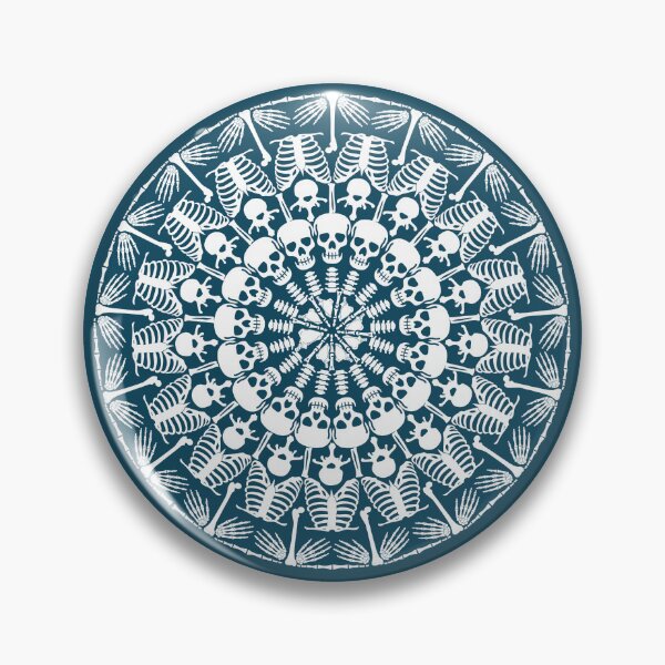 Item preview, Bone Mandala Sticker designed and sold by SceneOfTheCrime.