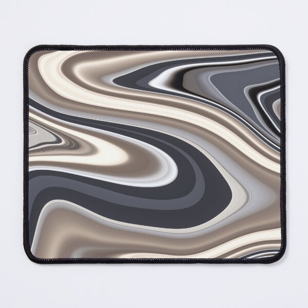 Item preview, Cool silver liquid paint marble pattern designed and sold by 1Celery.