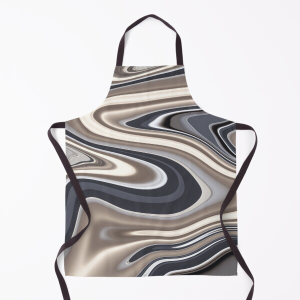 Item preview, Cool silver liquid paint marble pattern designed and sold by 1Celery.