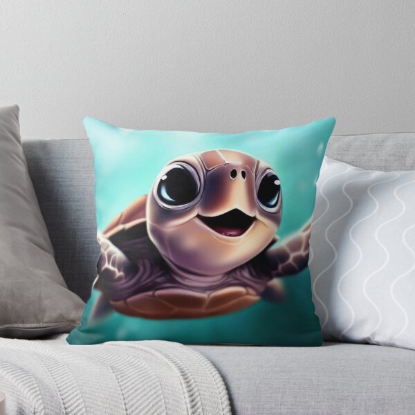 Item preview, Cute Sea Turtle - Cute Baby Animals  designed and sold by baby-animal-art.