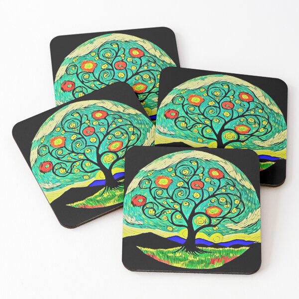 Item preview, Multi colour tree 3 designed and sold by RedWolfDisigne.