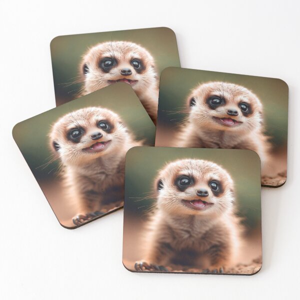 Item preview, Cute Meerkat - Cute Baby Animals  designed and sold by baby-animal-art.