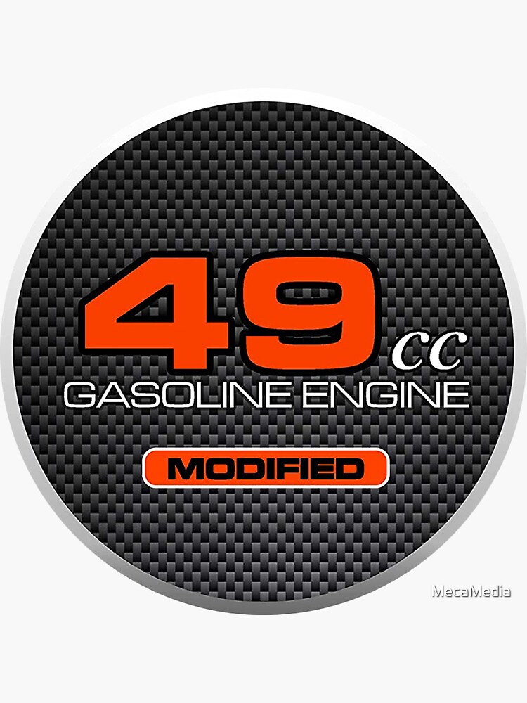 Thumbnail 3 of 3, Sticker, 49cc Sticker designed and sold by MecaMedia.