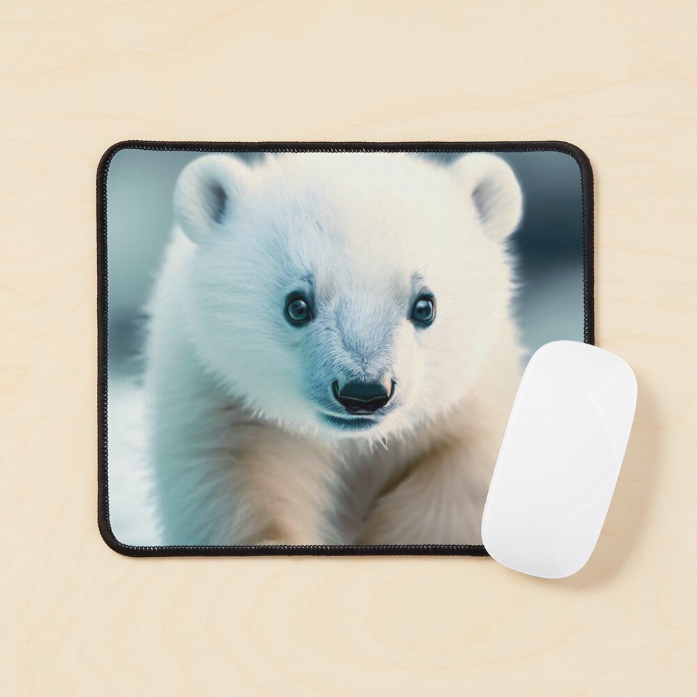 2x Niedlicher Baby-Eisbär Vinyl-Aufkleber - 10 Cm Breit, Glänzend, Ideal Für Auto, Laptop & Basteln