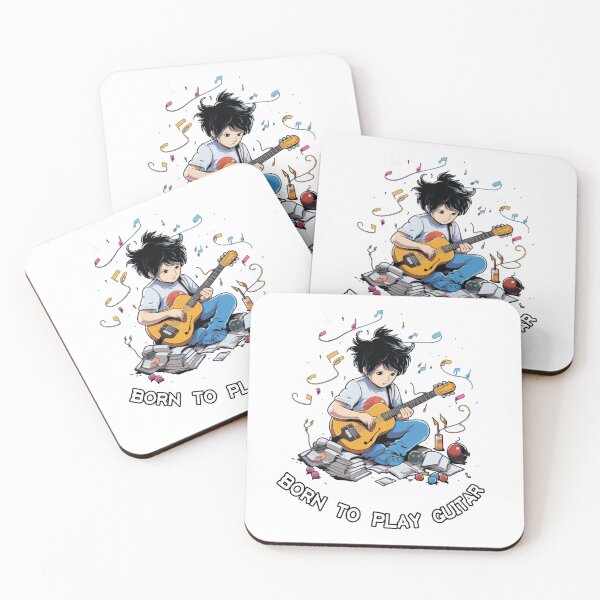 Item preview, Born to Play Guitar, guitar, music art designed and sold by PrintDesignLab.
