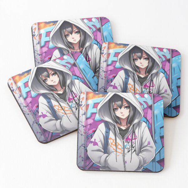 Artikelvorschau, Anime-Graffiti-Skater-Mädchen entworfen und verkauft von Fredro.