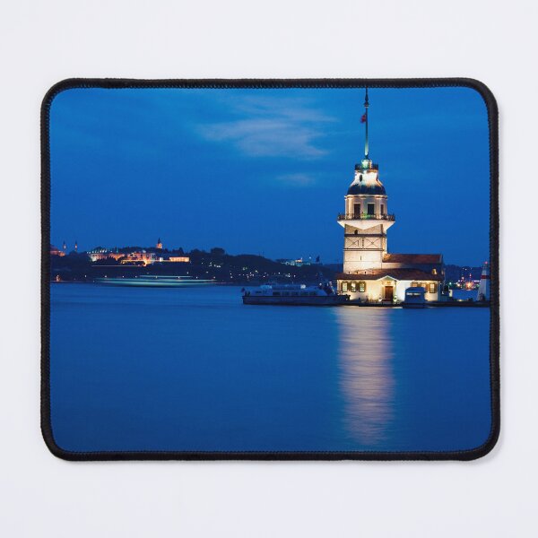 Item preview, Maiden's Tower at blue hour designed and sold by sabanuluca.