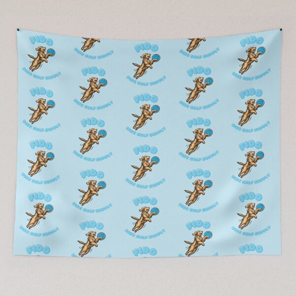 Item preview, FIDO Disc Golf Supply (Blue on Blue) designed and sold by FIDO-DG-Supply.