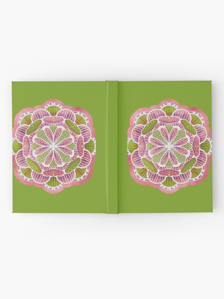 Thumbnail 2 of 3, Journal, Multi Color Mandala designed and sold by CarrieBrose.