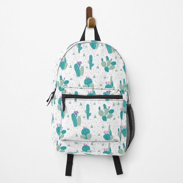 Item preview, Cactus-themed digital pattern with white background designed and sold by VirtualPalette.