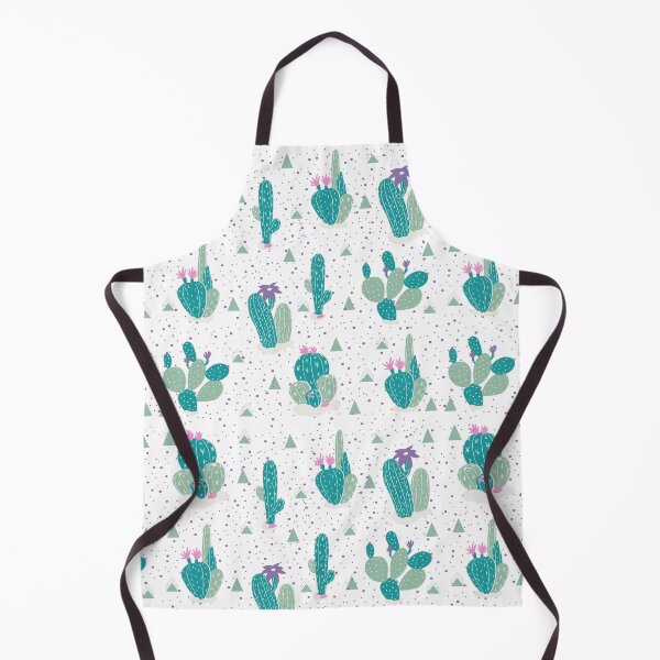 Item preview, Cactus-themed digital pattern with white background designed and sold by VirtualPalette.