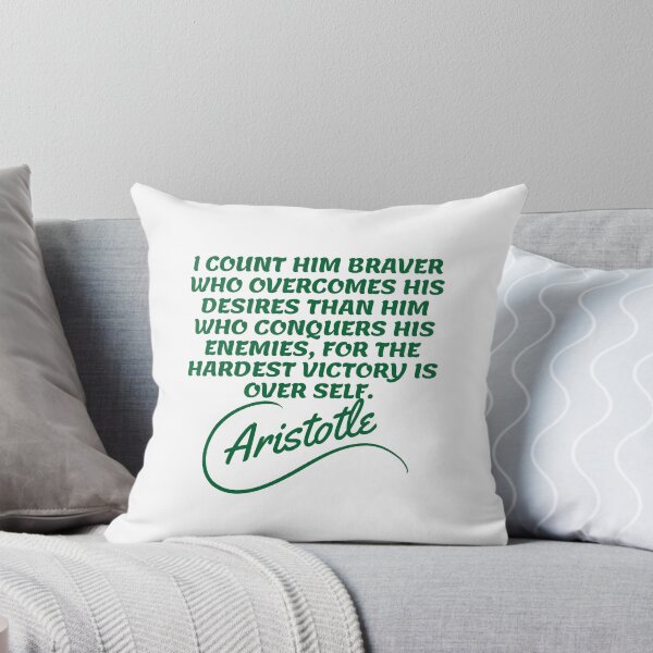 Item preview, Aristotle Quotes - Hardest Victory designed and sold by Writer Quotes.