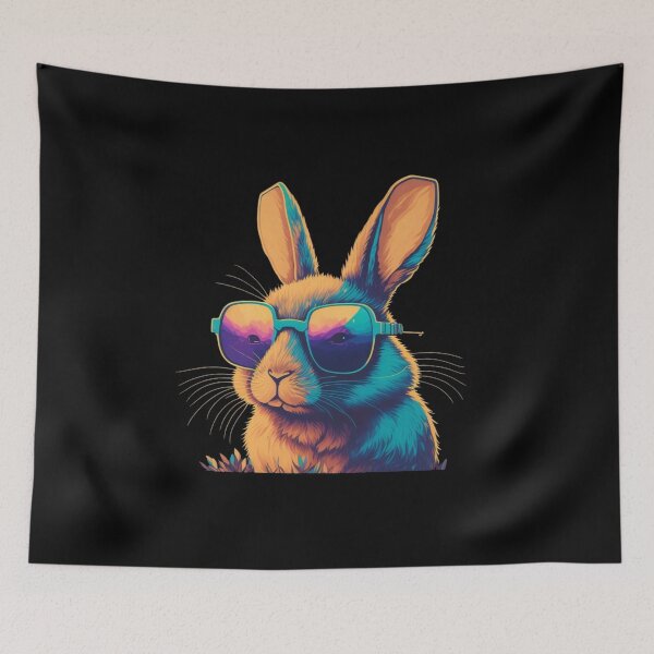Item preview, Rabbit in sunglasses designed and sold by Pug-Obsession.