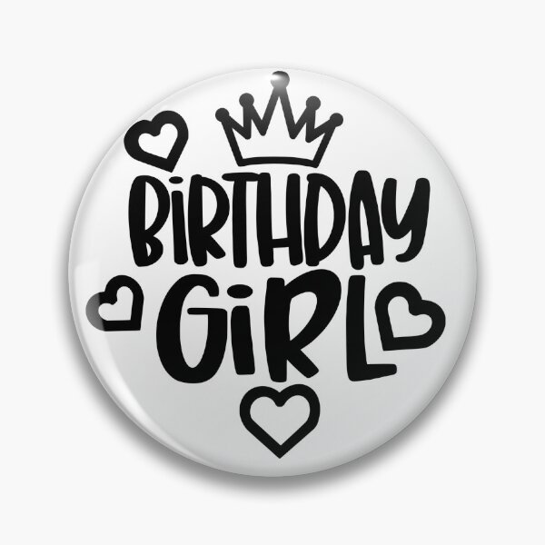 Item preview, birthday girl princess crown love hearts  designed and sold by GizziArt.
