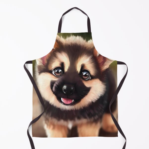 Item preview, Cute German Shepherd - Cute Baby Animals designed and sold by baby-animal-art.