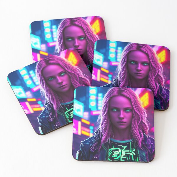 Item preview, Neon Girl | Cyberpunk designed and sold by lofirun.