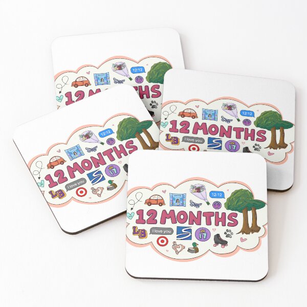 Item preview, JJ 12 Months Sticker designed and sold by bi-catastrophe.