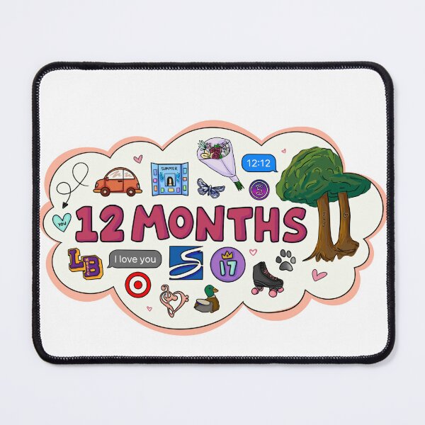 Item preview, JJ 12 Months Sticker designed and sold by bi-catastrophe.